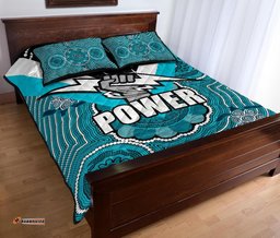 port adelaide quilt bed set power 04