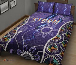 melbourne storm quilt bed set indigenous
