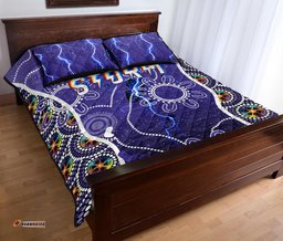 melbourne storm quilt bed set indigenous