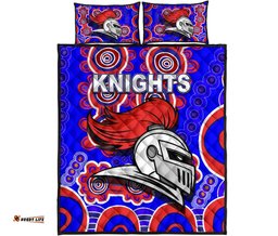 Newcastle Knights Quilt Bed Set Indigenous