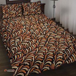 Amazing Aussie Australia Aboriginal Seamless Bush Leaves Quilt Bed Set