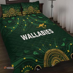 Amazing Aussie Australia Aboriginal Custom Snake Circle And Symbols With Aboriginal Style Quilt Bed Set