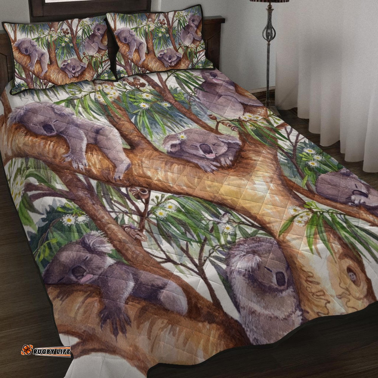 Amazing Aussie Australia Koala Sleep Little One Quilt Bed Set