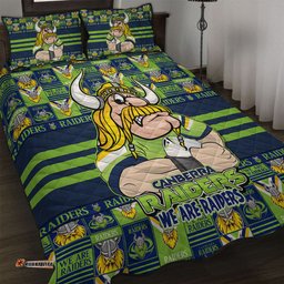 Amazing Aussie Canberra Raiders Champion���s Pride Comic Style Quilt Bed Set