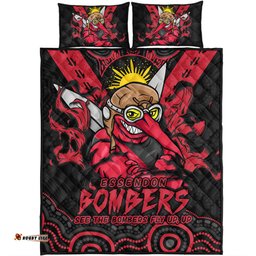 Amazing Aussie Essendon Ripped Legacy Of The Game Quilt Bed Set