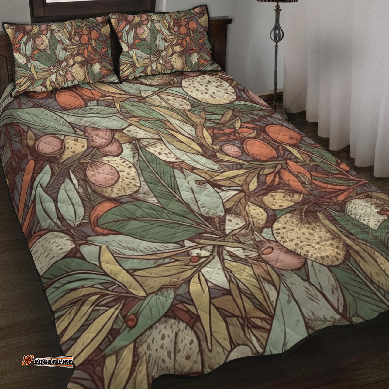 Amazing Aussie Australia Gumtree Australian Native Plants Quilt Bed Set