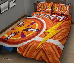 melbourne storm quilt bed set simple indigenous orange