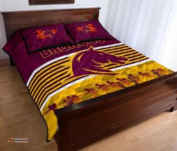 Brisbane Broncos Quilt Bed Set ANZAC Day Simple Style Maroon