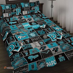 Amazing Aussie Port Adelaide Legacy Of The Pride Comic Style Quilt Bed Set