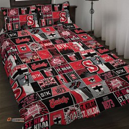 Amazing Aussie St Kilda Legacy Of The Pride Comic Style Quilt Bed Set
