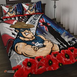 Amazing Aussie Carlton Anzac Day Honor United In Spirit Quilt Bed Set