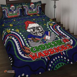 Amazing Aussie New Zealand Warriors Christmas Custom Christmas Knit Patterns Vintage Jersey Ugly Quilt Bed Set