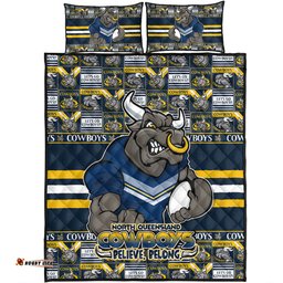 Amazing Aussie North Queensland Cowboys Champion���s Pride Comic Style Quilt Bed Set