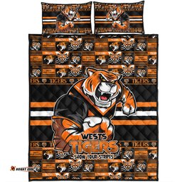 Amazing Aussie Wests Tigers Champion���s Pride Comic Style Quilt Bed Set