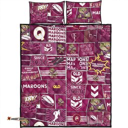 Amazing Aussie Cane Toads Team Of Us Die Hard Fan Supporters Comic Style Quilt Bed Set