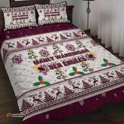 Amazing Aussie Manly Warringah Sea Eagles Christmas Manly Warringah Sea Eagles Special Ugly Christmas Quilt Bed Set