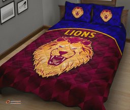 brisbane lions quilt bed set powerful