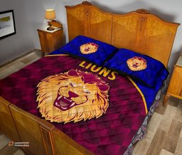 brisbane lions quilt bed set powerful