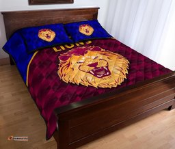 brisbane lions quilt bed set powerful