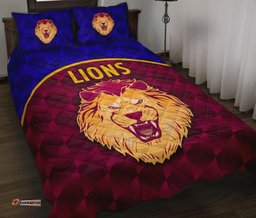 brisbane lions quilt bed set powerful