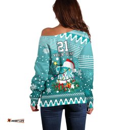 Custom Heat BBL Off Shoulder Sweater Christmas Vibe 2023