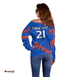 Custom Kandy Off Shoulder Sweater Lanka League 2023