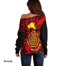 Australia Walk For Yes Off Shoulder Sweater Say Yes To Australian Indigenous Voice