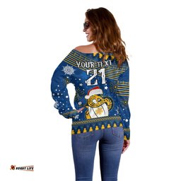 Custom Eels Rugby Off Shoulder Sweater Chirstmas Vibe 2023