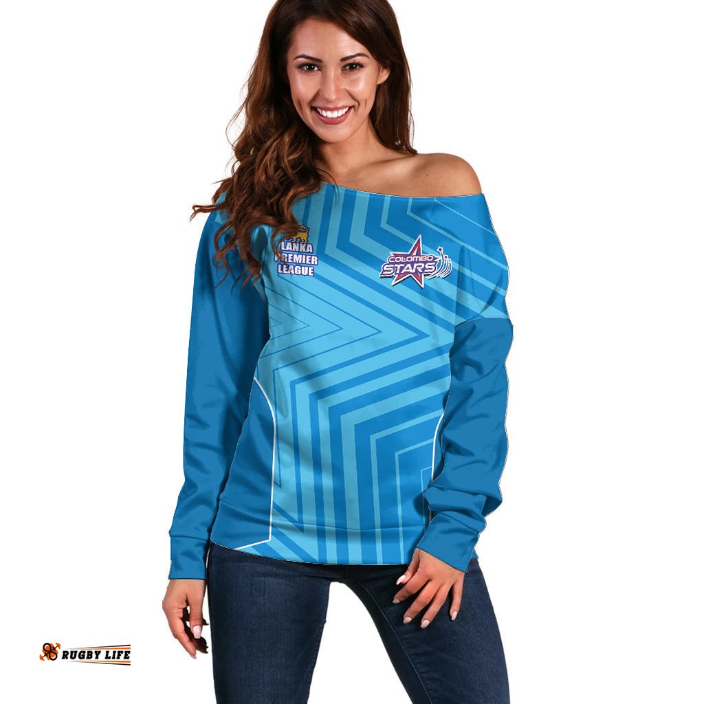Custom Colombo Star Cricket Off Shoulder Sweater Lanka League 2023