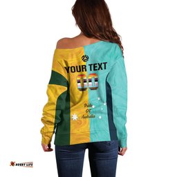 Custom Pride Month Matildas Off Shoulder Sweater Australia Til Its Done Mixed Color