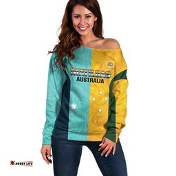 Custom Pride Month Matildas Off Shoulder Sweater Australia Til Its Done Mixed Color