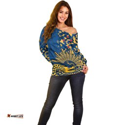 NRL ANZAC Parramatta Eels Off Shoulder Sweater Camouflage
