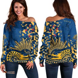 NRL ANZAC Parramatta Eels Off Shoulder Sweater Camouflage
