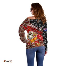 Koalaty Christmas Off Shoulder Sweater Australia Koala Aboriginal
