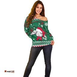 Rabbitohs Rugby Off Shoulder Sweater Glory Glory The South Christmas Vibe Unique