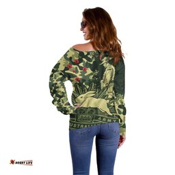 NRL ANZAC Rabbitohs Off Shoulder Sweater Camouflage 01