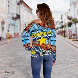 Cowboys Indigenous Off Shoulder Sweater