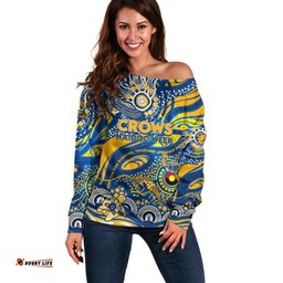 Custom NAIDOC Week 2024 Eagles Off Shoulder Sweater Aboriginal Animals Keep The Fire Burning