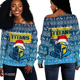 Vibe Hoodie Clothing Gold Coast Titans Christmas Off Shoulder Sweaters