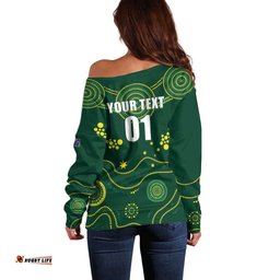 Australia 2024 Rugby Off Shoulder Sweater Go Wallabies