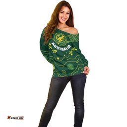 Australia 2024 Rugby Off Shoulder Sweater Go Wallabies