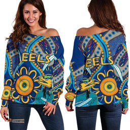 Parramatta Off Shoulder Sweater Eels Indigenous