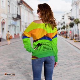 Off Shoulder Sweater National Color of Australia