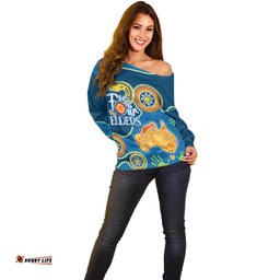 Personalised NAIDOC Week NRL Eels For Our Elders Off Shoulder Sweater