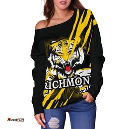 Richmond Tigers Women's Off Shoulder Sweater