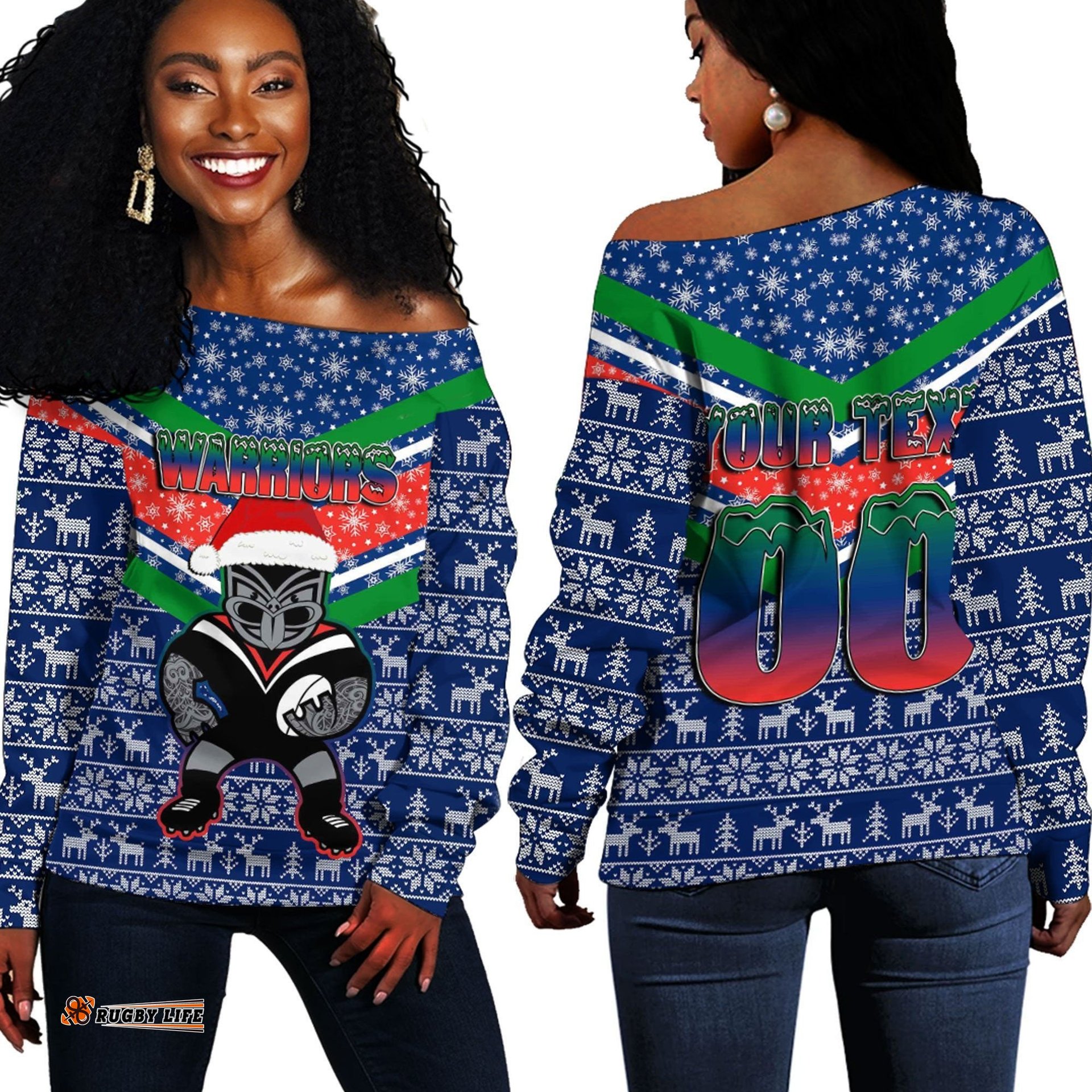 Custom Vibe Hoodie Clothing New Zealand Warriors Christmas Aboriginal Tattoo Off Shoulder Sweaters