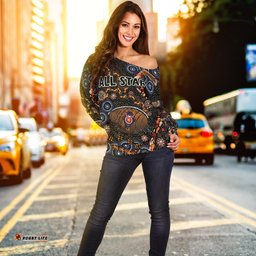 Indigenous Women Off Shoulder Sweater All Stars