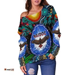 NAIDOC Off Shoulder Sweater Heal Country