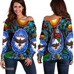 NAIDOC Off Shoulder Sweater Heal Country