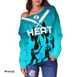 Heat Off Shoulder Sweater Fire Style